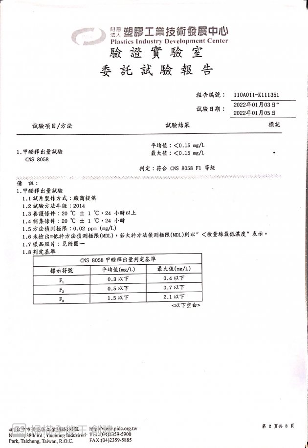 LOHAS DECOR 樂活板 - F1甲醛認證