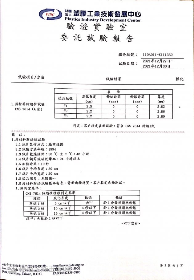LOHAS DECOR 樂活板 - 防焰一級